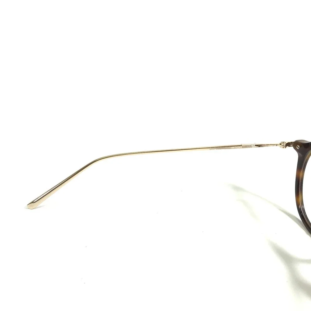 DKNY Eyeglasses Frames DK7000 240 Brown Tortoise Gold Large Round 53-18-135